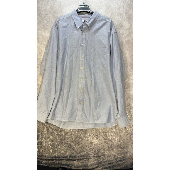 Old Navy Long Sleeve Denim Button Up Blue Men’s‎ Size XXL Cotton - Picture 1 of 10